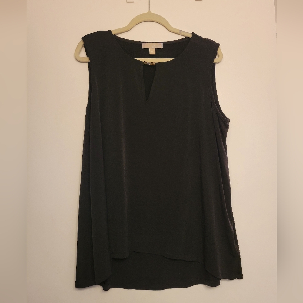 Michael Kors Black Sleeveless Blouse